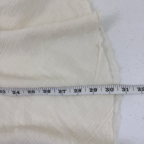 Free People Grecian Off White Gauze Yellow Orange Lace Tunic Tank Top Size M - Picture 9 of 12